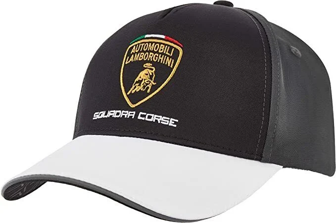 Official Lamborghini Squadra Corse Adjustable Baseball Cap - Lb14Cap2