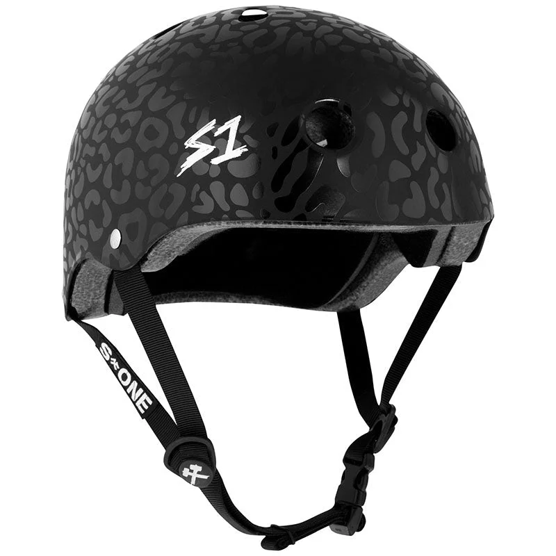 S1 Lifer Helmet - Black Leopard Matte - Hosoi Collab