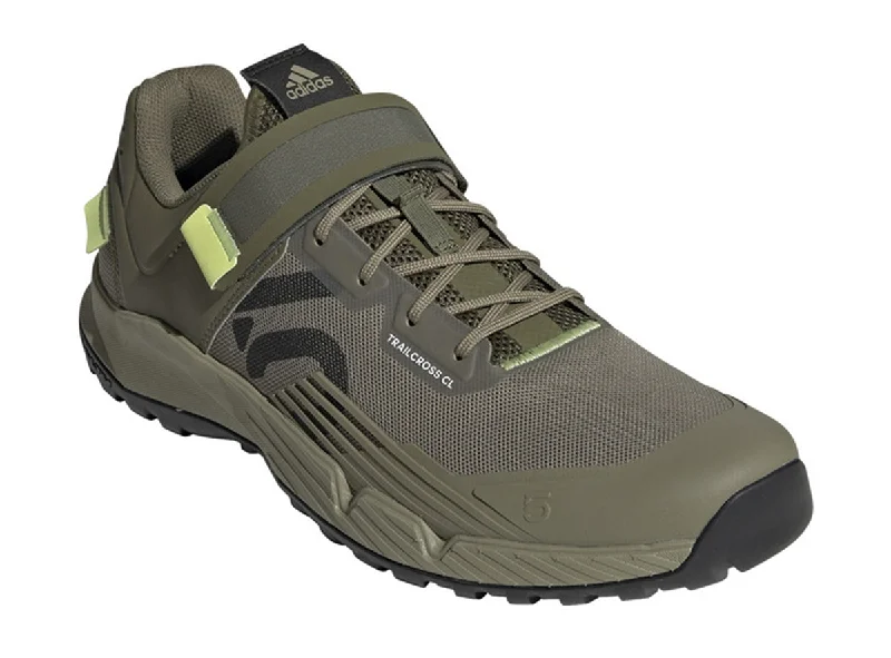 Five Ten Trailcross Clip-In MTB Shoe - Orbit Green-Carbon-Pulse Lime