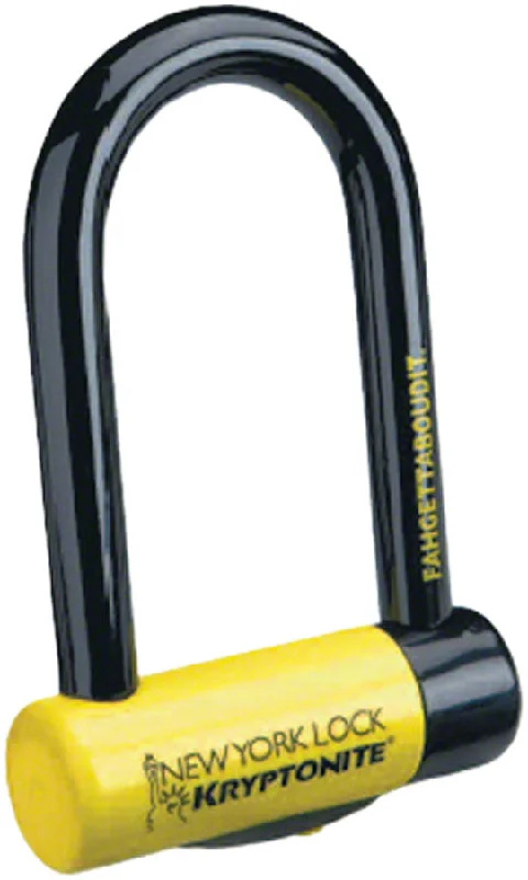 Kryptonite New York U-Lock - 3.25 x 6", Keyed, Black