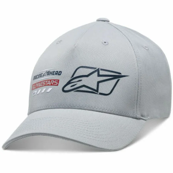 Alpinestar World Tour Flexifit Grey Baseball Cap - 1210 81080