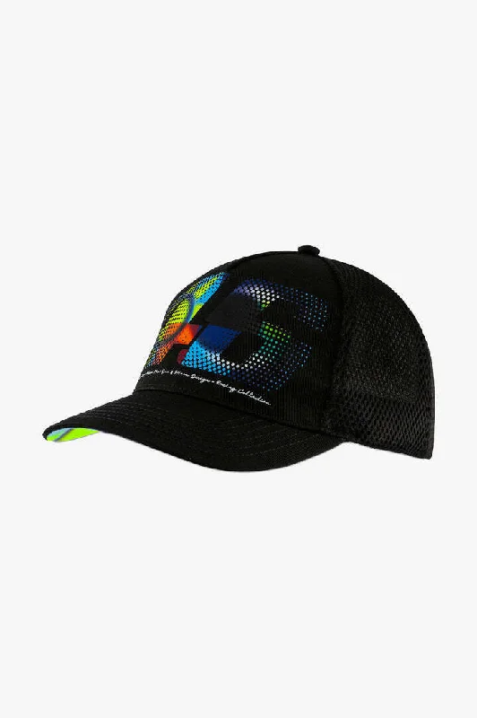 VR46 Valentino Rossi Official Sun & Moon Truckers Cap - Vrmca 422604