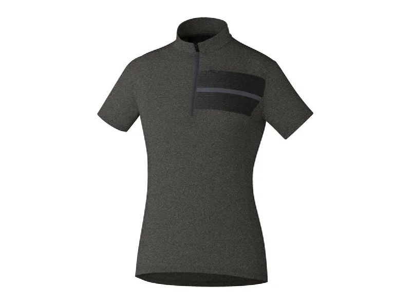 Shimano Transit Pavement Short Sleeve Road Jersey - Womens - Raven