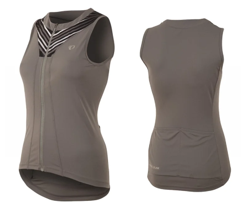 Pearl Izumi Select Pursuit Sleeveless Road Jersey - Womens - Smoked Pearl Whirl