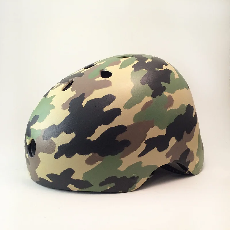 Woodland Camouflage Bike Helmet