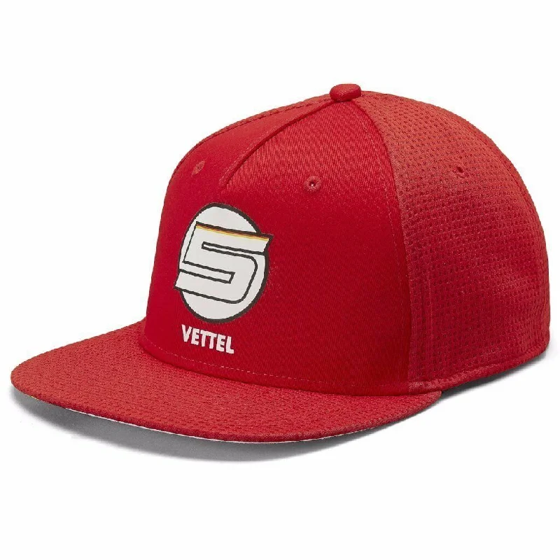 Scuderia Ferrari Vettel Flat Brim Cap - 130191032 600