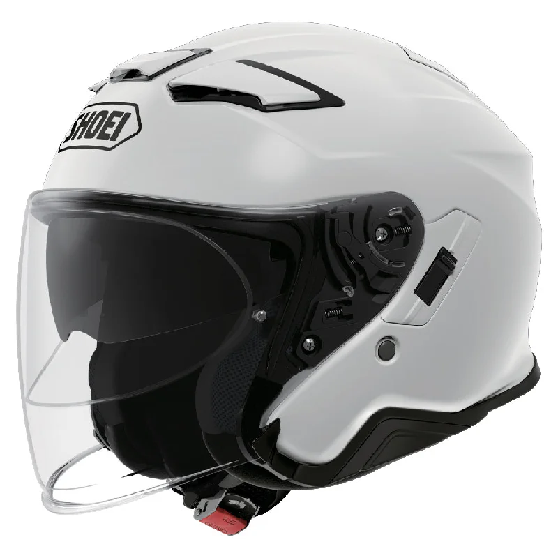 Shoei J-Cruise 2 Plain White Gloss DVS Open Face Helmet