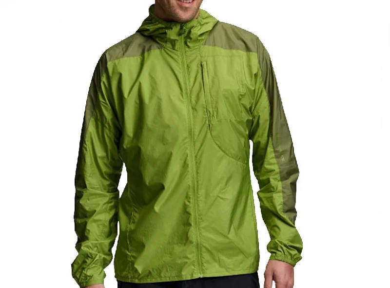 Race Face Stash Cycling Jacket - Pea