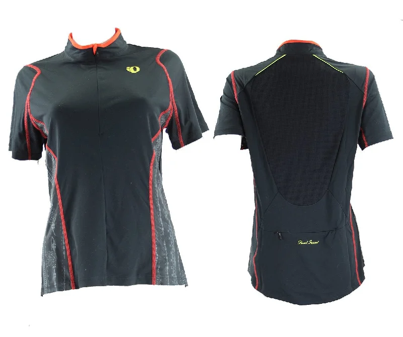 Pearl Izumi Queen Short Sleeve MTB Jersey - Womens - Black-Black