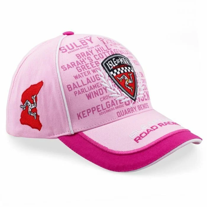 Isle Of Man Road Races Pink Cap - 19Iom Bbc Pink