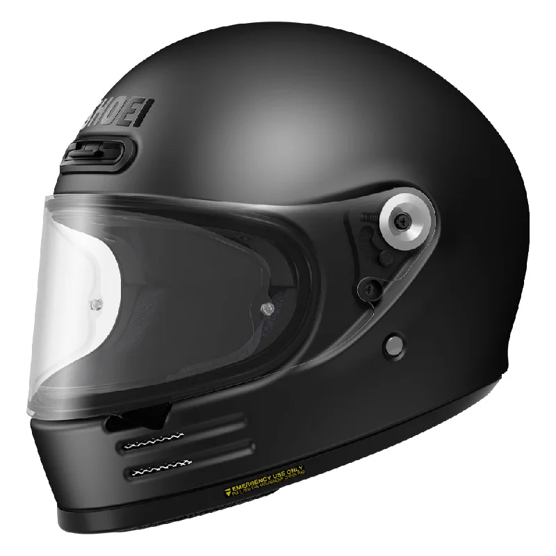 Shoei Glamster Matt Black Retro Full Face Helmet