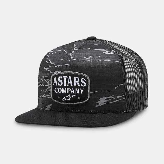 Alpinestar Explore Truckers Grey Flat Peak Baseball Cap - 1210 81130