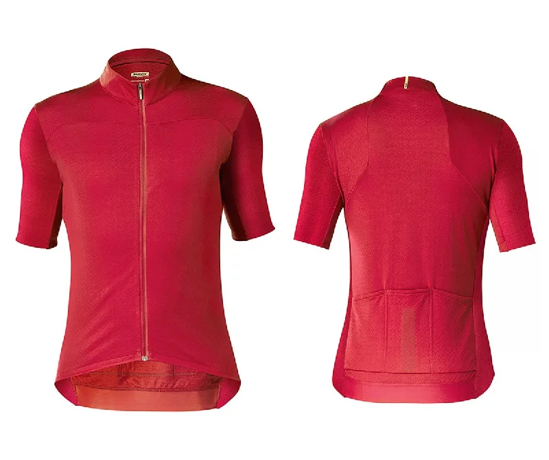 Mavic Essential Merino Short Sleeve Road Jersey - Red