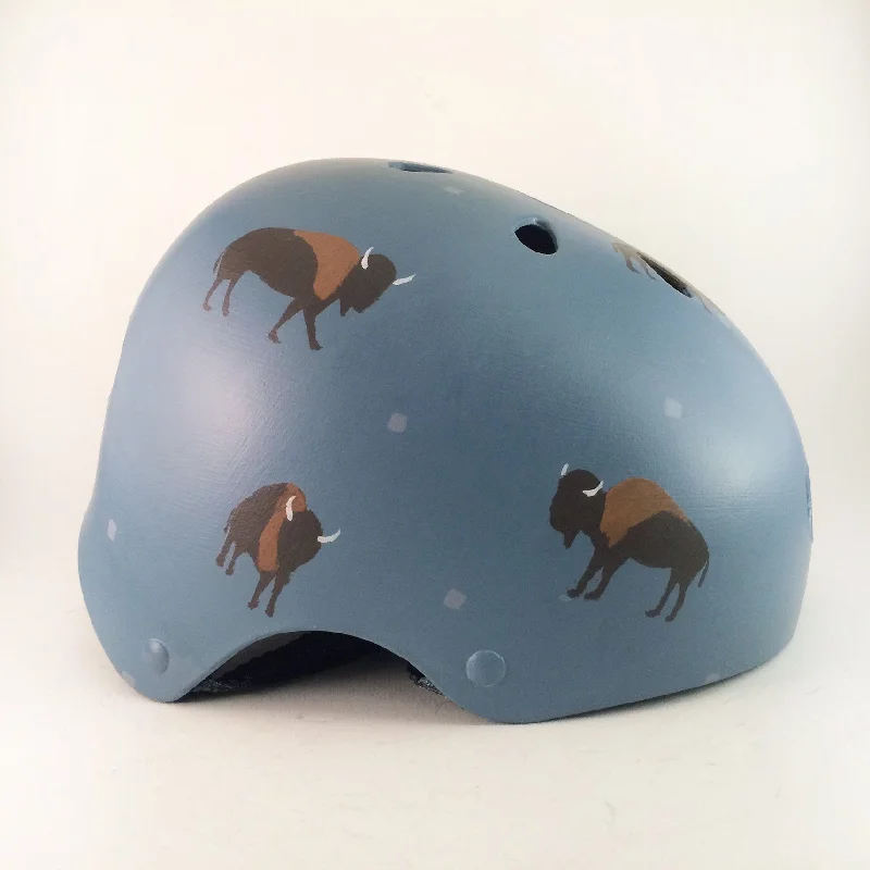 Buffalo Print Bike Helmet