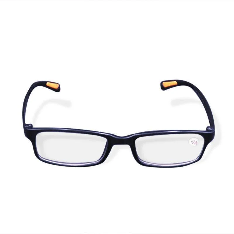 TR90 Portable Durable light Weight Resin Black Reading Glasses Extremely Flexible