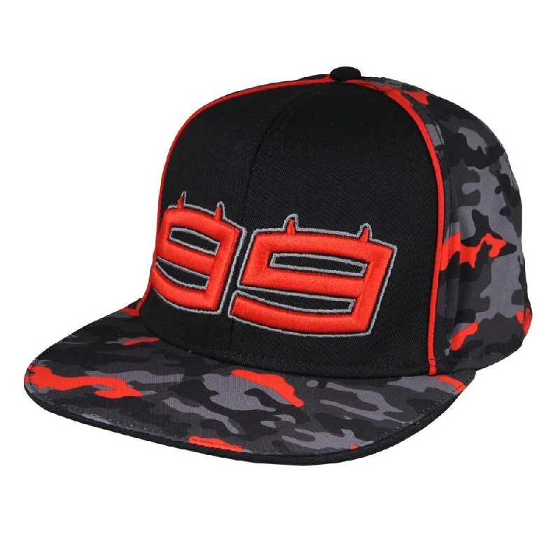 Official Jorge Lorenzo 99 Camo Truckers Flat Cap - 17 41205