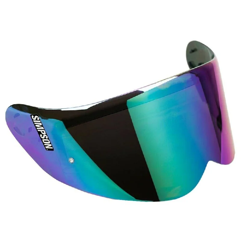 Simpson Venom Helmet Visor - Rainbow Iridium