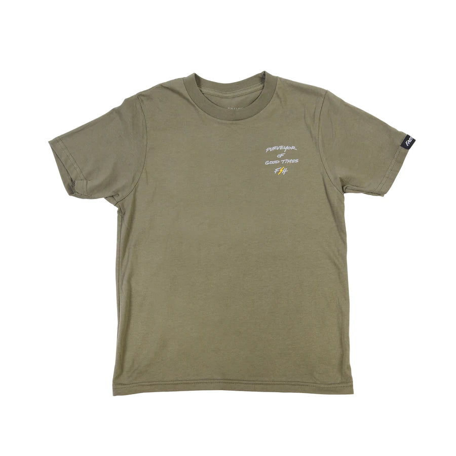 Fasthouse Venom Tee - Youth - Light Olive