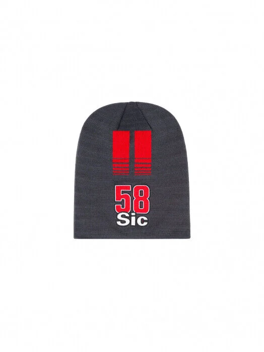 New Official Sic 58 Grey Beanie - 20 45004