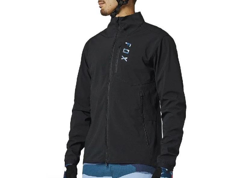 Fox Racing Ranger Fire Cycling Jacket - Black-Blue