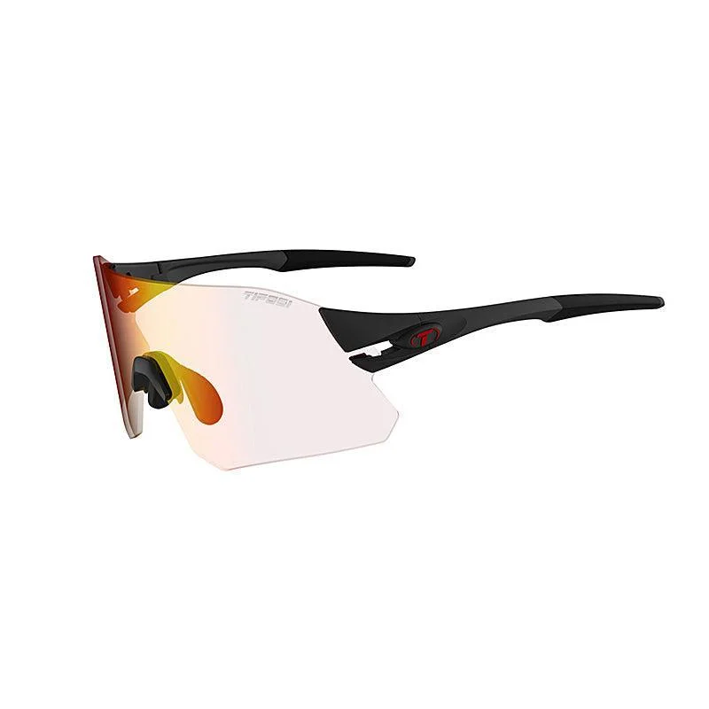 Tifosi Rail Clarion Red Fototec Lense Cycling Sport Sunglasses - Matte Black Frame