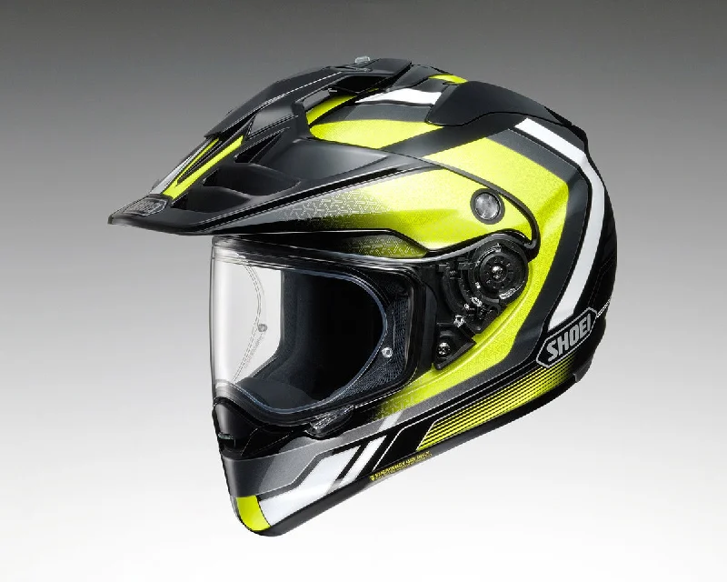 Shoei Hornet ADV Sovereign TC3 Adventure Helmet - Black / Yellow / White