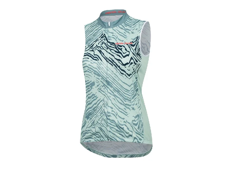 Pearl Izumi Select Escape Sleeveless Graphic Jersey - Womens - Arctic-Mist Green Phyllite