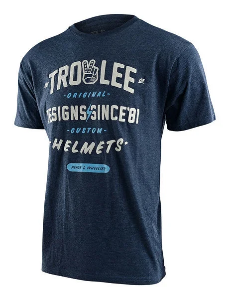 Troy Lee Designs Roll Out Short Sleeve Tee - Navy Heather