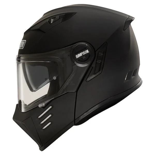 Simpson Darksome Flip Helmet - Matt Black