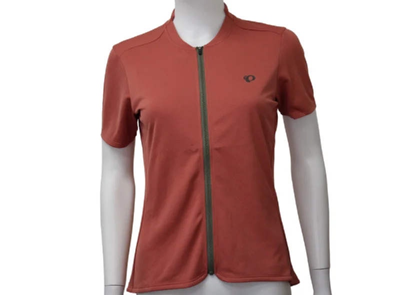 Pearl Izumi Quest Short Sleeve Road Jersey - Womens - Rosewood-Pale Olive