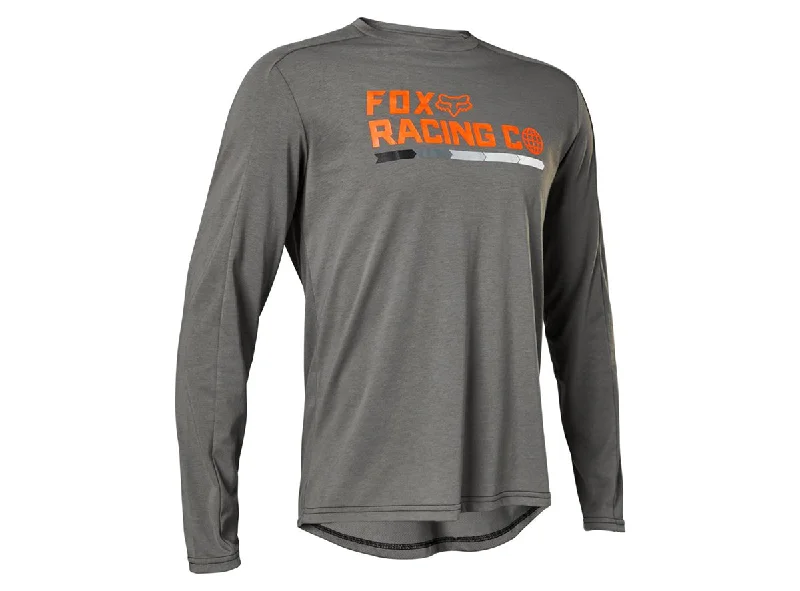 Fox Racing Ranger DR Long Sleeve MTB Jersey - Race Co - Dark Gray