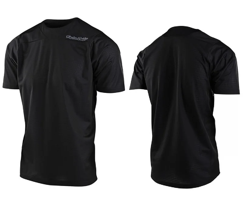 Troy Lee Designs Skyline Short Sleeve MTB Jersey - Solid - Black - 2022