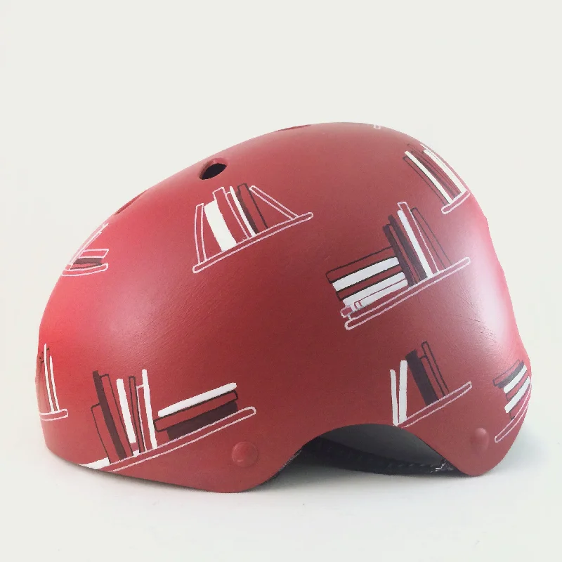 Books Print Bike Helmet