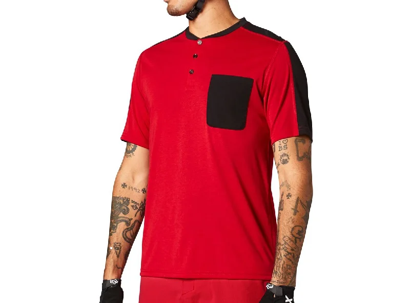 Fox Racing Ranger DR Short Sleeve Henley - Chili