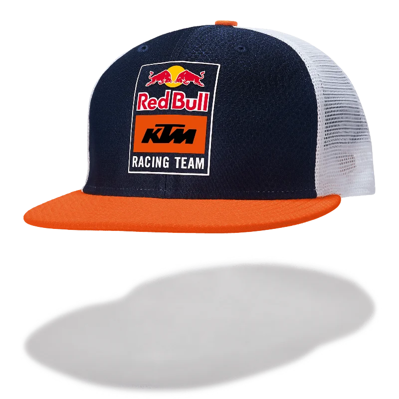 Official Red Bull KTM Racing New Era Truckers Flat Peak Cap - KTM21044