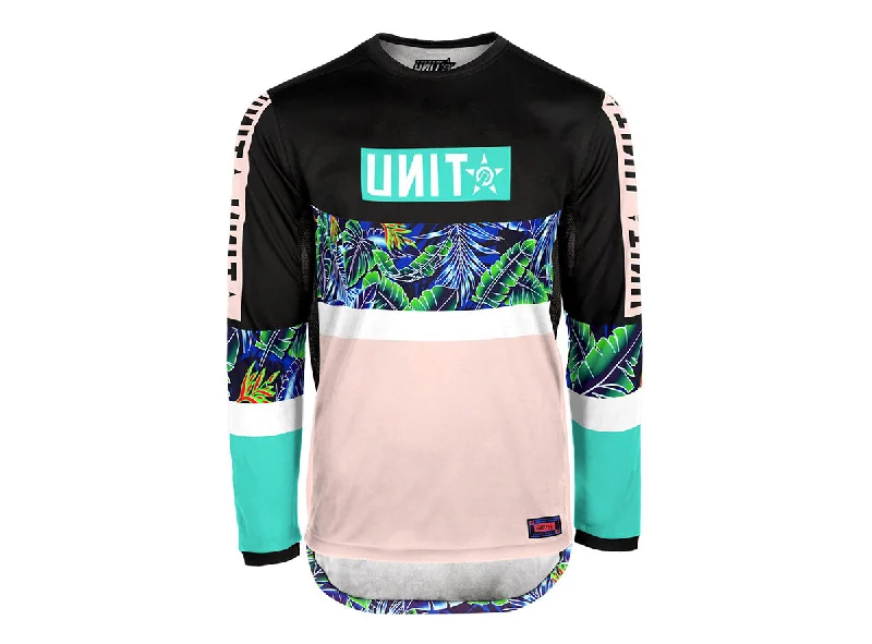 Unit Laze Long Sleeve MX Jersey - Slim Fit - Palm - 2021