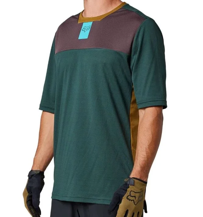 Fox Racing Defend Short Sleeve MTB Jersey - Emerald