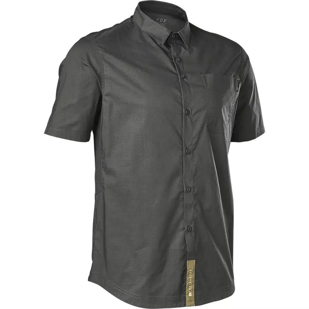 Fox Racing Ranger Woven Short Sleeve MTB Jersey - Dark Shadow