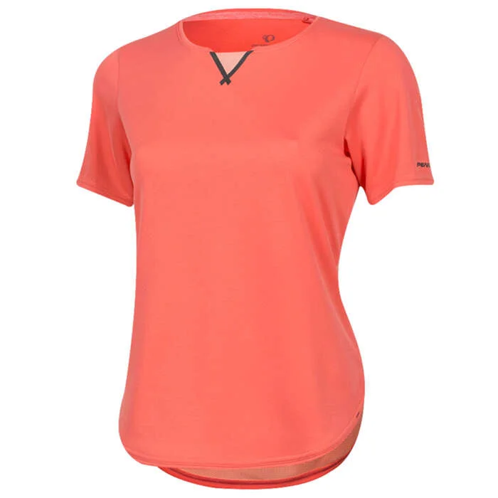 Pearl Izumi Canyon Short Sleeve MTB Jersey - Womens - Coral Peach