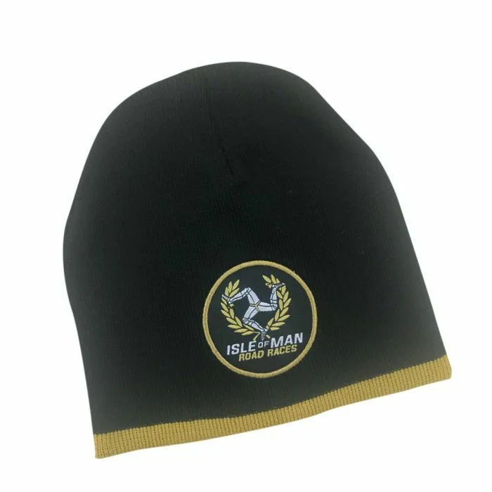 Isle Of Man Road Races Black Beanie - 19Iom-Bh1-1