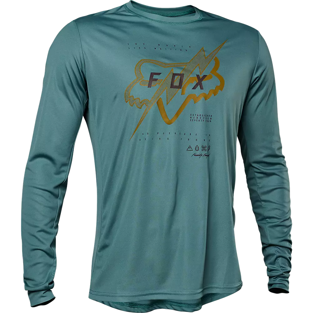 Fox Racing Ranger Long Sleeve MTB Jersey - Jectr - Sea Foam