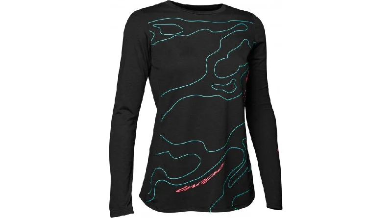 Fox Racing Ranger Mid MTB Jersey - Womens - Lunar Capsule - Black