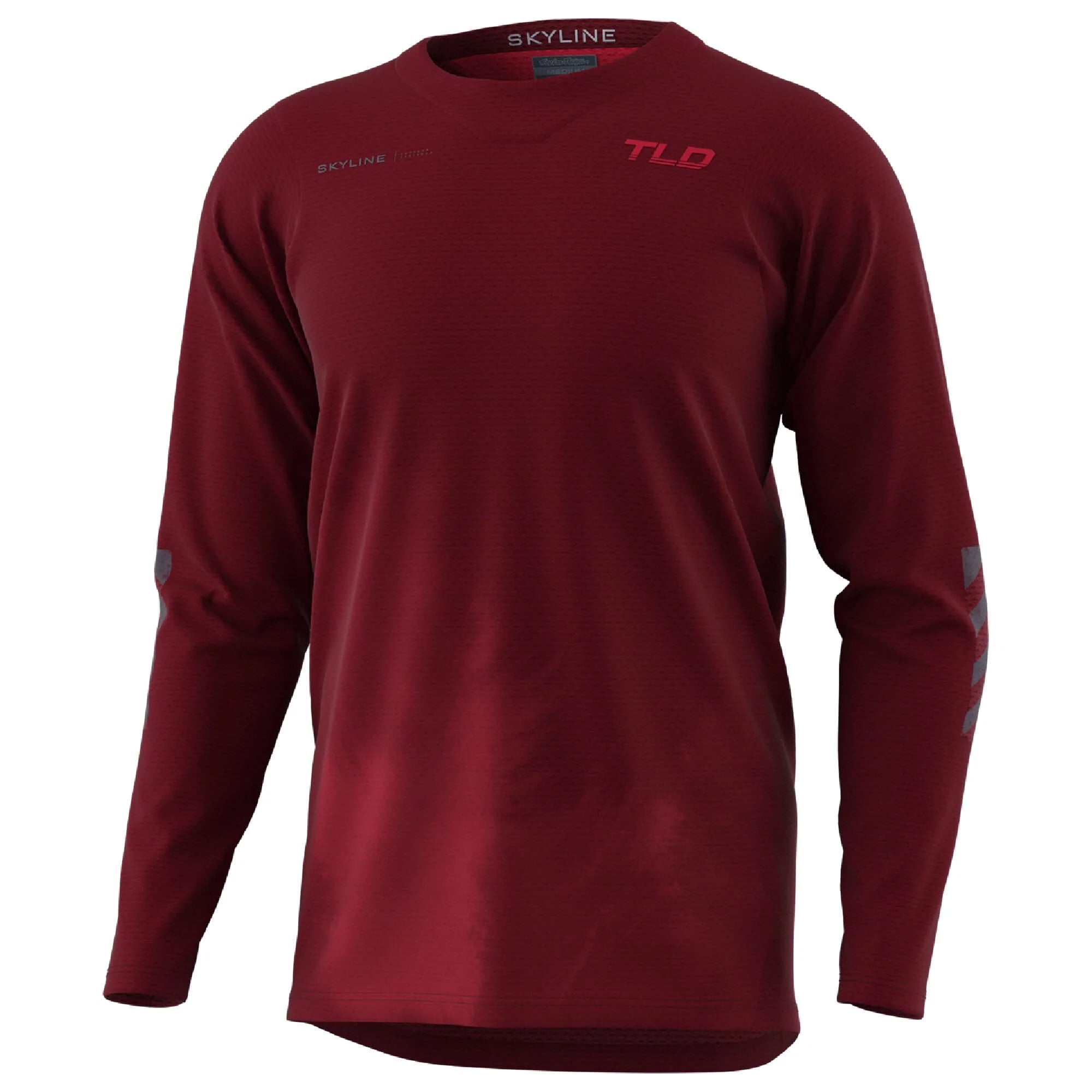 Troy Lee Designs Skyline Air Long Sleeve MTB Jersey - Fades - Wine - 2022