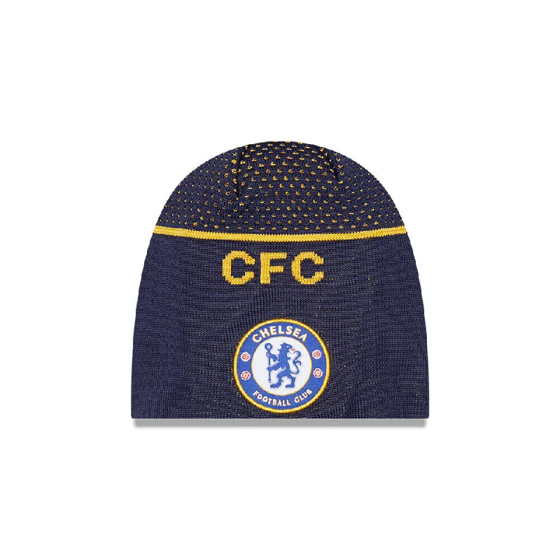 Chelsea Fc New Era Lion Crest Skull Knit Beanie Hat - 60284537