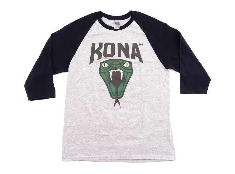 Kona Snake 3/4 Sleeve Tee - Gray