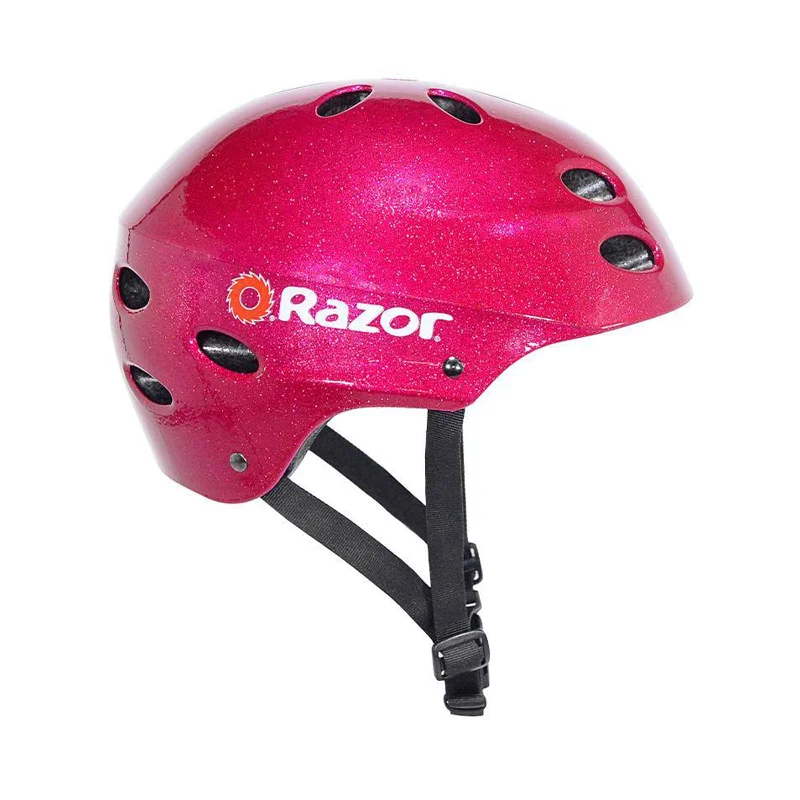 Razor® Glitter Magenta Youth Multi-Sport Helmet