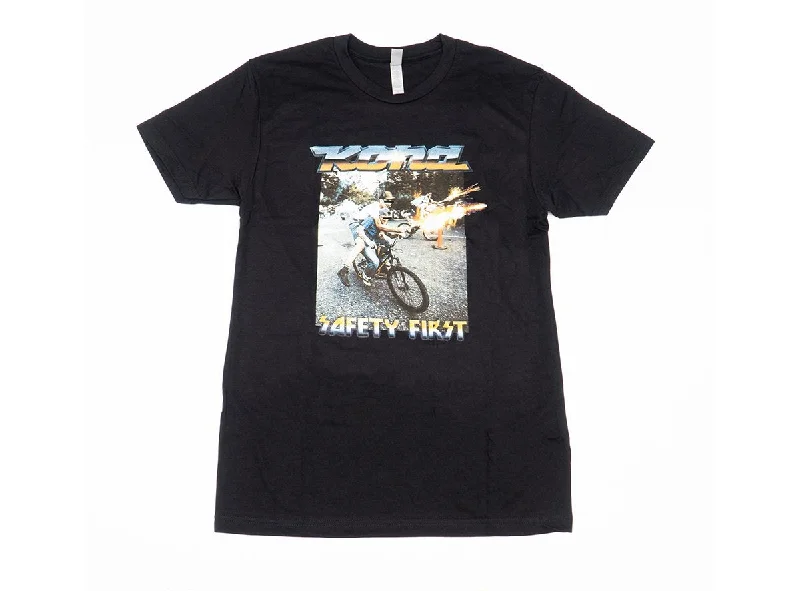 Kona Safety First Tee Shirt - Black