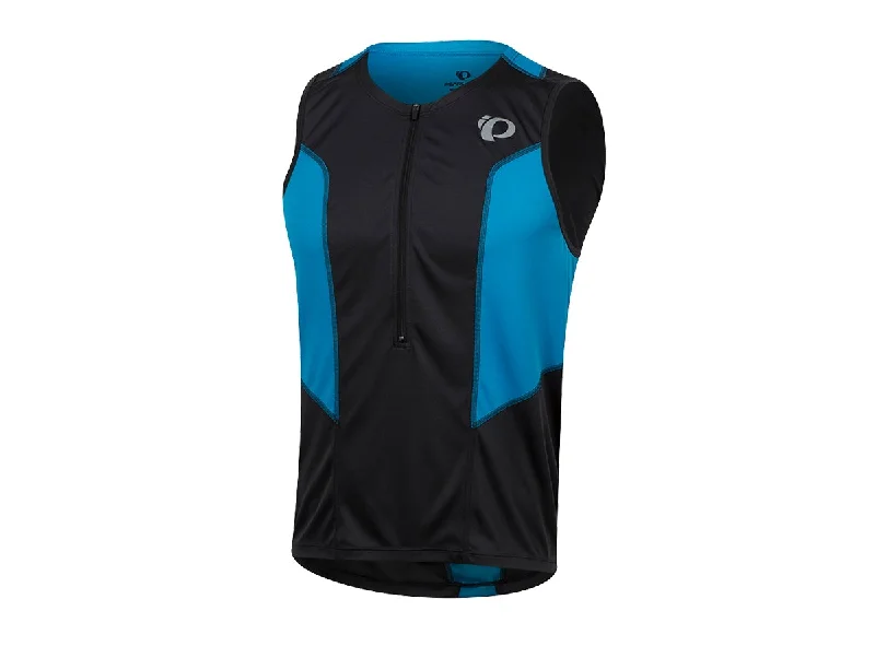 Pearl Izumi Select Pursuit Tri Sleeveless Jersey - Black-Atomic Blue