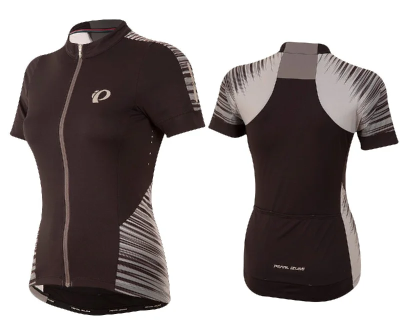 Pearl Izumi Elite Pursuit Short Sleeve Road Jersey - Womens - Black Rush