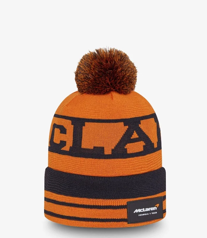 New Era Mclaren Bobble Beanie Hat - 60243915